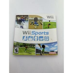 Wii Sports (Nintendo Wii) CIB W Manual Cardboard Sleeve Clean Disc
